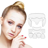 1 set Reusable Face Wrinkle Remover Tapes Silicone Anti-wrinkle Face Forehead Cheek Chin Sticker Anti-aging Skin Care Mask