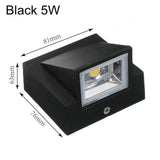IP65 Waterproof 5W 10W  indoor outdoor Led Wall Lamp modern Aluminum Surface Mounted Cube Led Garden Porch Light AC110V-/220V