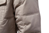2024 autumn and winter new stand-up collar coat men's jacket casual fashion cotton-padded double-line stitching top