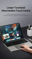 DUX DUCIS Foldable Bluetooth 5.0 Keyboard with Touchpad & Phone Holder For Phones Tablets PC iOS Android Windows Mac