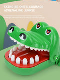 Juguetes de dientes de cocodrilo para niños. Juegos de dentista con mordeduras de cocodrilo. Divertido juego de bromas de la suerte para fiestas y niños.