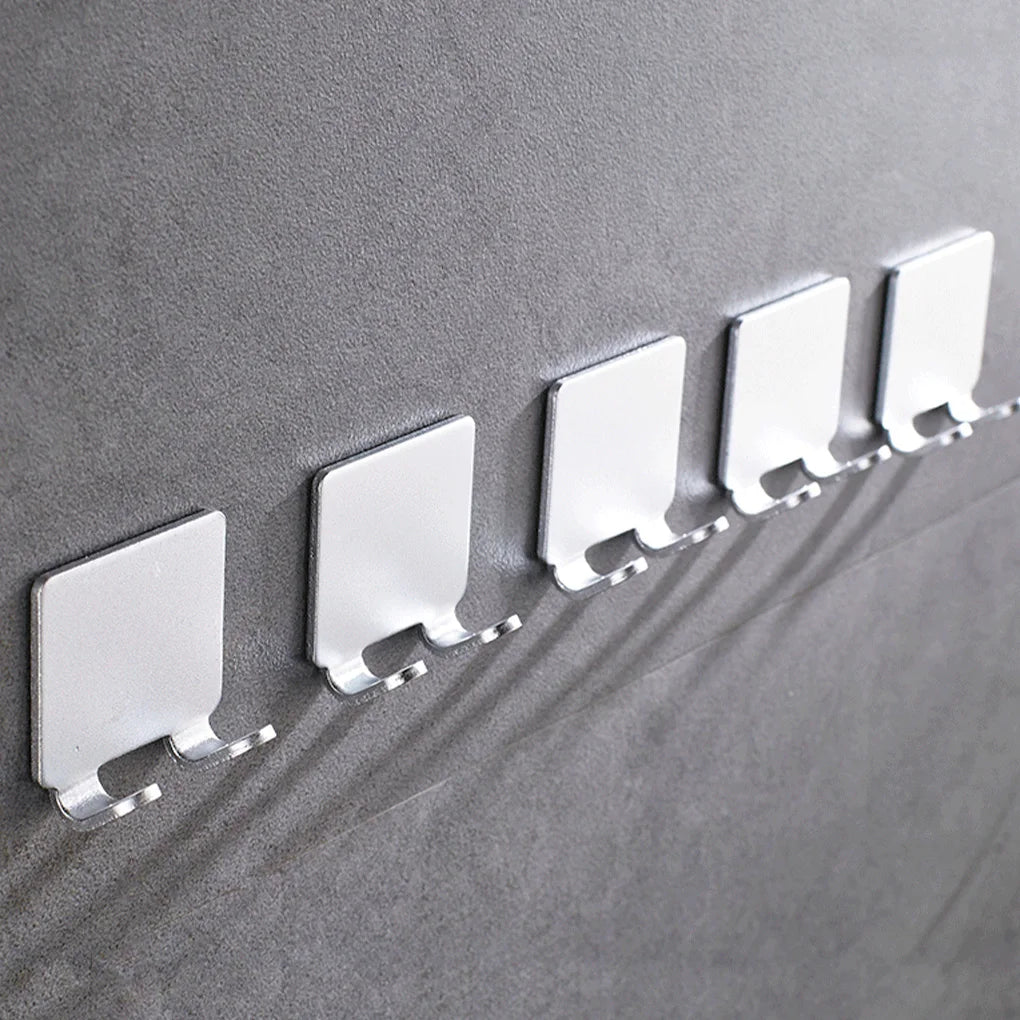 ¡Oferta! 1/2/3/5 piezas de soporte para maquinilla de afeitar de aluminio para hombre, gancho de almacenamiento, estante de pared, estante para maquinillas de afeitar, accesorios de baño y cocina.