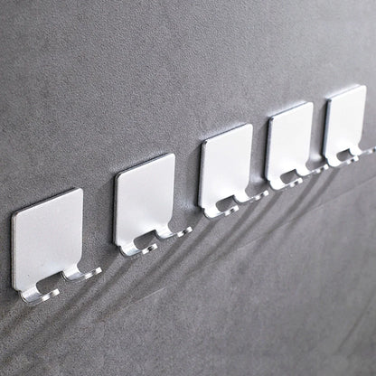 ¡Oferta! 1/2/3/5 piezas de soporte para maquinilla de afeitar de aluminio para hombre, gancho de almacenamiento, estante de pared, estante para maquinillas de afeitar, accesorios de baño y cocina.