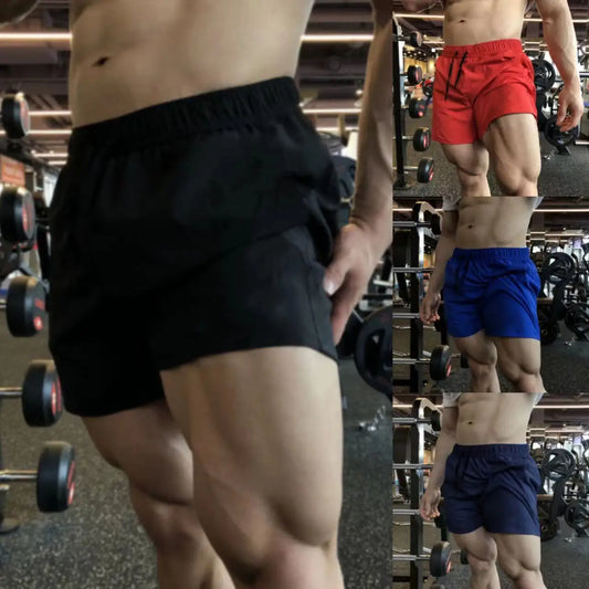 Men's Sports Shorts Summer Athletic Wear Beach Jogging Short Pants Men Training Shorts Basketball Clothing Gym Fitness Running Bottoms
