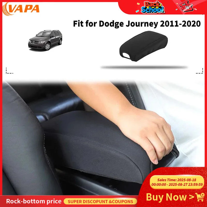 Car Armrest Cloth Cover Anti-Dirt Protective Cover Fit for Dodge Journey 2011-2020 Interior Accessories