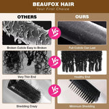 Kit mechas cabelo humanos crespo encaracolado 3C/4A - virgem premium