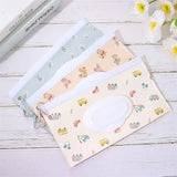 Baby Wet Wipe Pouch, Portable Wipes Holder, Flip Cover Case, Reusable Snap-Strap, Refillable Cosmetic Bag, Useful Tissue Box, EVA 
