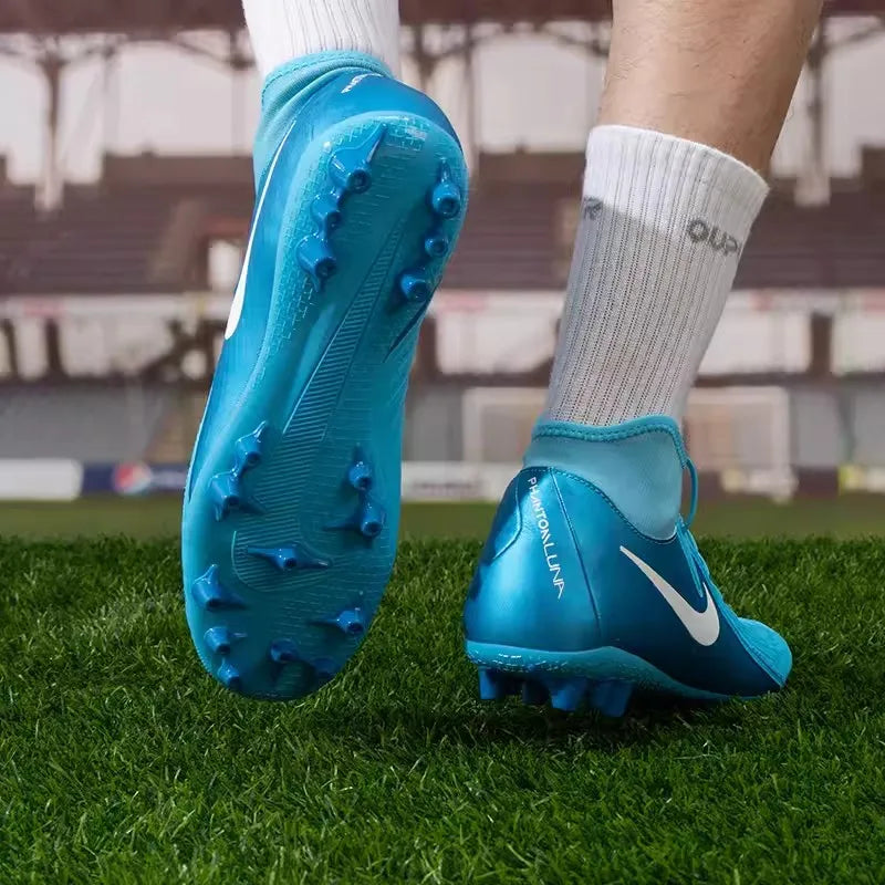 Nike men's shoes new PHANTOM LUNA II ACADEMY AG short spike mid-end artificial grass football shoes FJ2585-400