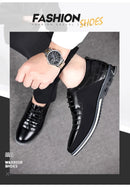 2024 Autumn Business Casual Shoes for Men Trend Classic Leather Shoes Outdoor Men Sneakers Sewing Breathable Men's Dress Shoes