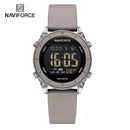 NAVIFORCE NF7108 Casual Wild Ladies Watch 50m Waterproof LCD Digital Display Electronic Silicon Strap Female Clock