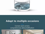 Electric Dehumidifier Moisture Absorbers Air Dryer With 1000ml Water Tank Quiet Air Home Dehumidifier For Bedroom Wardrobe