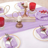 Set of 12 Gauze Cheesecloth Napkins Cloth Bulk Dinner Table Napkins for Home Wedding Valentine's Party Event Table Decoration