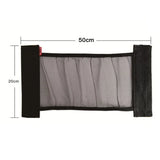 Car Back Rear Trunk Elastic Mesh Fixed Straps Car Interior Organizer Extinguisher Storage Net Seat Back Fixing Bag Car Accessory