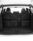 Car trunk storage bag SUV car seat back hanging bag Multi functional storage mesh bag Car interior storage items