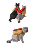 NONOR Pet Costume Hot Dog Shaped Dachshund Sausage Adjustable Clothes Funny Warmer for Puppy Dog Cat Supplies