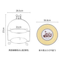 Nordic retro European tableware porcelain plates cups saucers pots high-end luxury sets creative home gifts