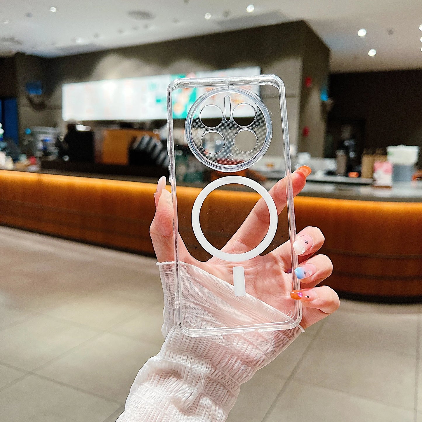 Transparent For Magsafe Case for Xiaomi Mi 15 14 13 Pro Ultra 13T 14T Redmi Note 13 14 4G 5G Magnetic Shockproof Hard Cover