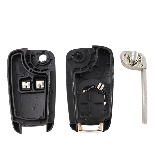 YIQIXIN 2 Button Fit For Buick OPEL VAUXHALL Zafira Astra Insignia Holden Remote Car Key Shell Fob Cover Case Flip HU100 Blade