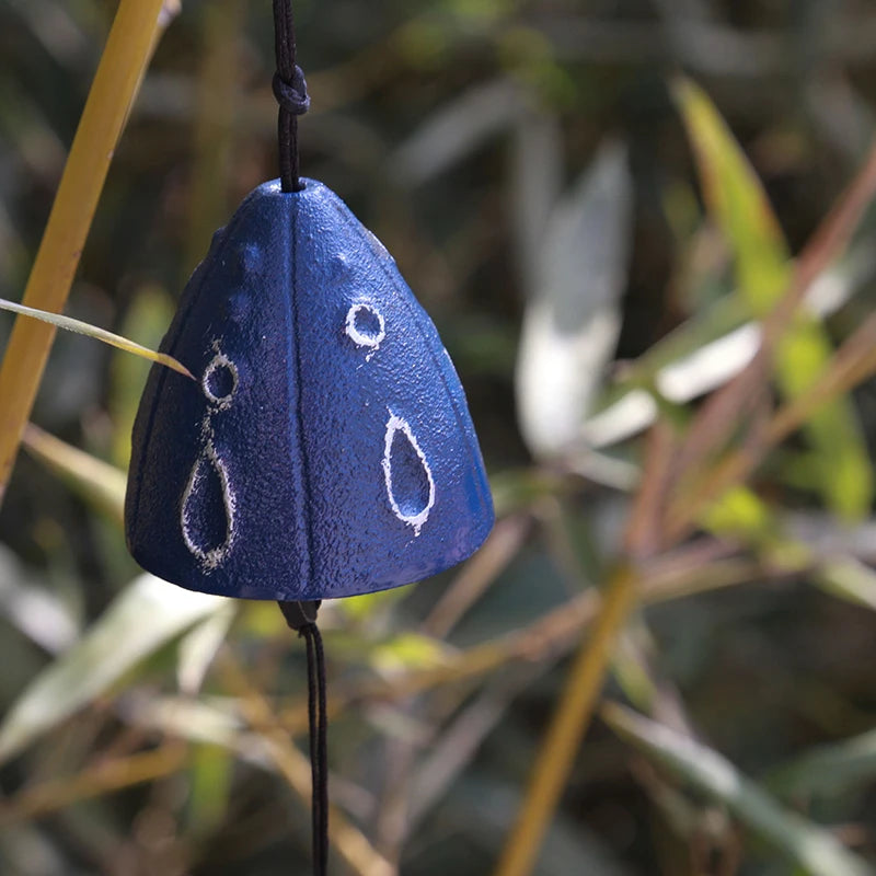 Japanese Wind Chimes Cast Iron Feng Shui Wind Bells Good Luck Hanging Pendant Indoor Outdoor Temple Home Garden Decoration