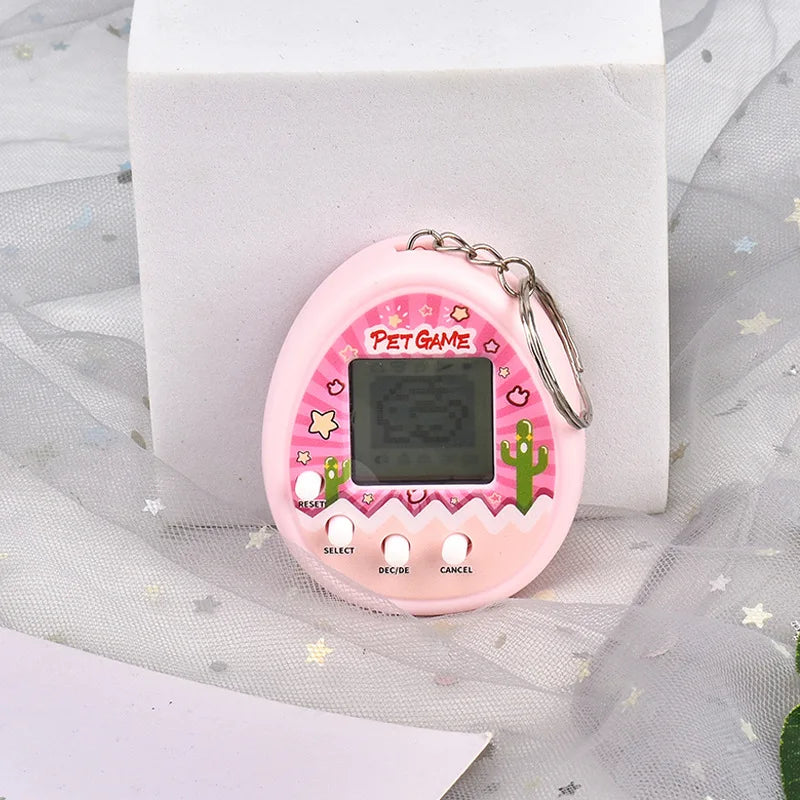 Mascotas electrónicas, juguetes virtuales, Tamagotchi, animales cibernéticos digitales nostálgicos, juguetes para niños.