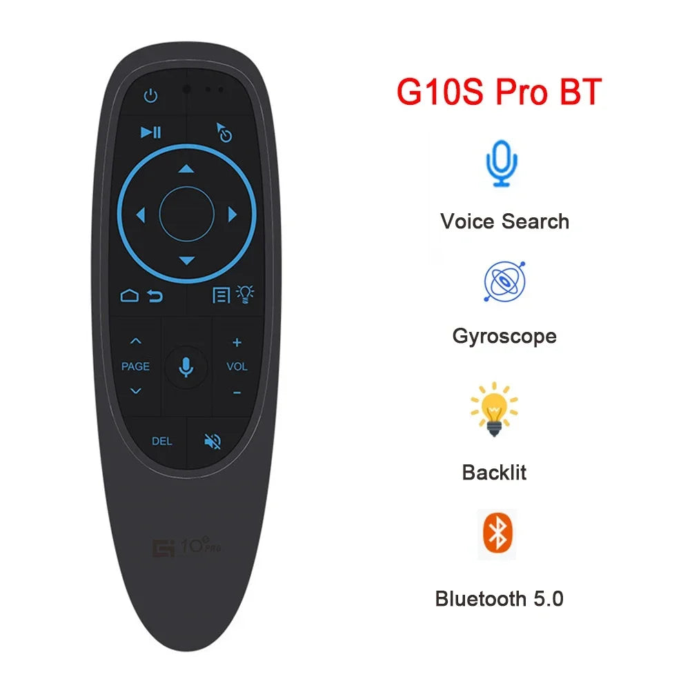 G10S G10SPRO G10BTS G10SPROBT Air Mouse Voice Remote Control 2.4G Wireless Gyroscope IR Learning for Android TV Box PC