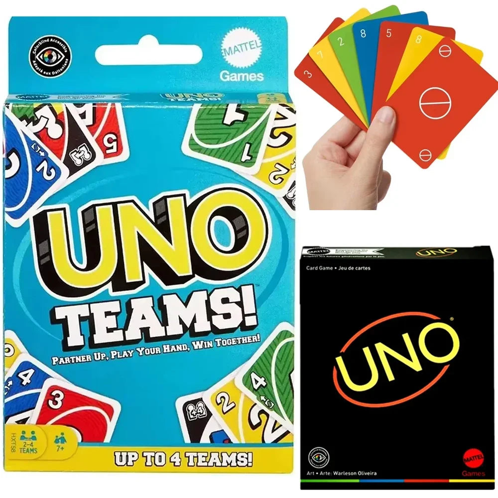 UNO NO MERCY Matching Card Game Pokemon Uno TEAMS Mario Multiplayer Family Party Boardgame Funny Friends Entertainment Poker ﻿