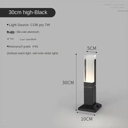 DC voltage outdoor landscape light LED outdoor lawn light IP65 waterproof aluminum alloy material 10W power simple design