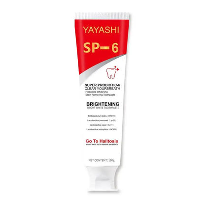 Quick Repair Cavities Caries Probiotic Toothpaste Clean Whiten Remove Yellow Plaque Protect Gum Reduce Tooth Stains Fresh Breath