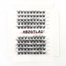 5D DIY Cluster Invisible band Lashes Segmented Bundle Thick Eyelashes Extension Russian Volume Individual False Lashes Cilios