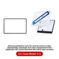 Protector de pantalla de vidrio templado YZ para consola central Tesla Model 3 Y, película HD antirreflejo, accesorios de protección de pantalla