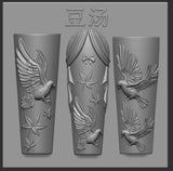 1Pc Chain Ice Flower Fox Spoon Fork Dragon Snake Butterfly 3D Acrylic Mold Nail Art Decorations  DIY Design Silicone Nails Mold