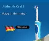 Cepillo de dientes eléctrico Oral B para adultos, recargable, con rotación, blanqueamiento 3D y cabezales de regalo.
