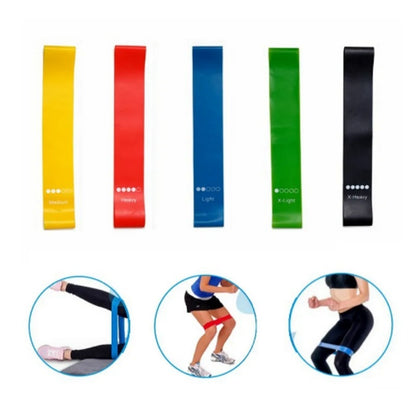 TPE Resistance Bands Fitness Set Rubber Loop Bands Strength Training Workout Expander Yoga Gym Equipment Elastic Rubber Loop