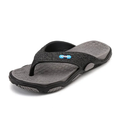 Men's Summer 2025 Trendy Flip Flops Beachwear Slippers Anti-slip Deodorant Casual Shoes Plastic Slip-On Sandals for Adults