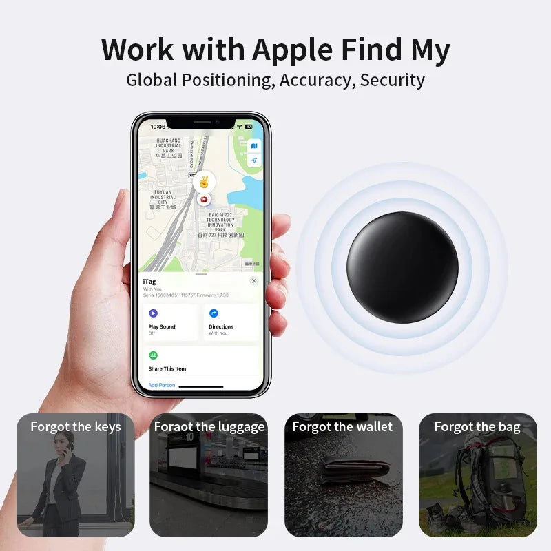 GPSAnti-lose Tracker Positioning Far Away Finder for Apple Find My  Voice Locate Suitcase Keys Bag Toys Smart Tag for IOS iPhone