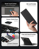 DUX DUCIS Foldable Bluetooth 5.0 Keyboard with Touchpad & Phone Holder For Phones Tablets PC iOS Android Windows Mac
