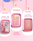 3D Pencil Case EVA Stationery Box School Supplies Pink Unicorn Pen Bag Ruler Storage Eraser Holder Pouch Rabbit Organizer INS A