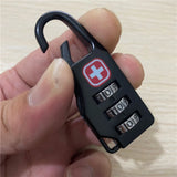 5/1pcs Mini Portable Suitcase Password Locks Anti-theft Lock Buckle Convenient Bag Cabinet Lock Student Dormitory Door Locks