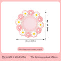 Round Daisy Heat Resistant Silicone Mat  Cup Coasters Insulation Non Slip Pot Holder Thicken Table Placemat Kitchen Accessories