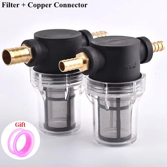 1/2" Rain Water Filter Agricultural Irrigation Garden Watering Filters Aquarium Water Tank Strainer 10~200 Mesh Copper Connector