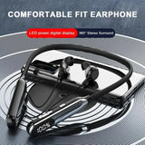 Auriculares Bluetooth con banda para el cuello, Auriculares inalámbricos con micrófono, batería larga, Auriculares deportivos Bluetooth de alta calidad