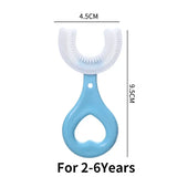 Baby Toothbrush Children 360 Degree U-shaped Child Toothbrush Teethers Baby Tooth Brush Silicone Kids Teeth Oral Care Cleaning
