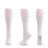 Unisex Compression Socks Football Socks Non-slip Long Tube Knee High Stockings Socks Striped Soccer Socks Running Sports Socks