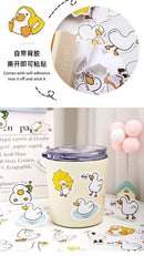 Etori Life46pcs/pack Good Life Duck Album decorative stickers Self-adhesive stickers for DIY student stationery notebook diary
