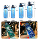2L 3L Large Capacity Sport Water Bottle With Filter Eco-Friendly Plastic Water Cup Portable Fitness Drink Bottle Kettle BPA Free