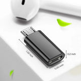 10-1Pcs Micro USB Female To Type C Male Adapter OTG Converter Micro-B To USB-C Connector Phone Charger Cable Adapter For Samsung