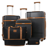 Travel Luggage Suitcase Set, Expandable Lightweight Carry on Suitcase with Duffel Bag,Toiletry Bag,TSA Lock,Spinner Wheels