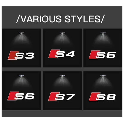 Audi A3 A4 B8 8P 8V A6 C7 A5 Q5 B7 B6 B9 SLINE QUTTRO RS Q3 Q7 S3 S4 S5 S6 S8 Car Door Welcome Light Led HD Projector Lamp