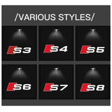 Audi A3 A4 B8 8P 8V A6 C7 A5 Q5 B7 B6 B9 SLINE QUTTRO RS Q3 Q7 S3 S4 S5 S6 S8 Car Door Welcome Light Led HD Projector Lamp