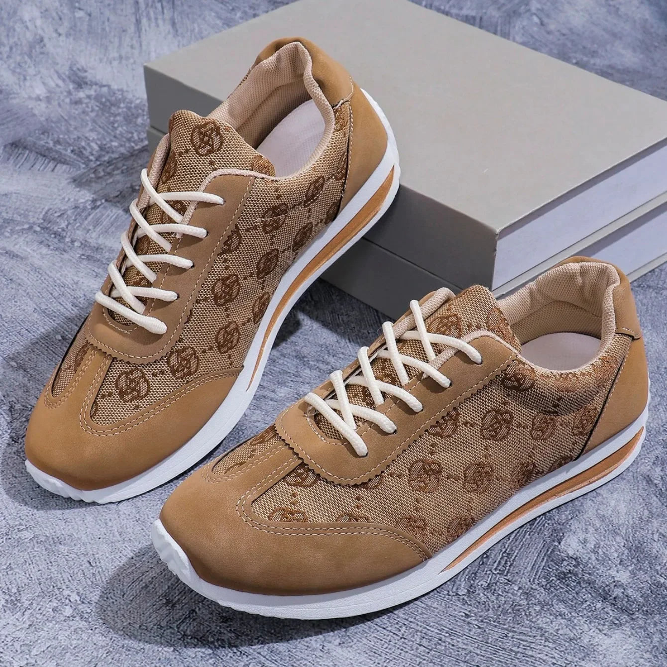 Women Thick Soled Cross Round Head Thin Fashion Shoes Women Comfortable  Breathable Casual Wear-resistant Shoes Zapatos De Mujer